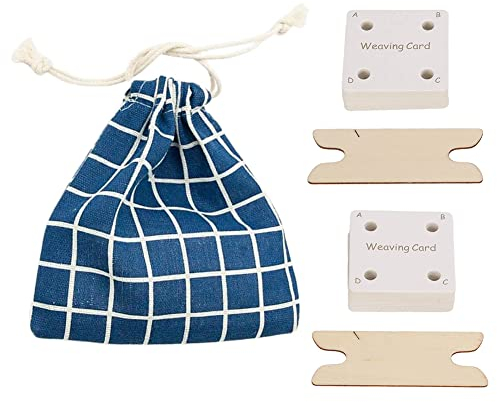 DIY Webkarte Weaving Card mit Exquisiter Handwerkskunst Langlebige Tablet-Webstuhl-Weberei Accseepries Craft Weaving Lovers