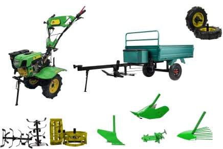 Bauen 29PL Einachsen- und Zahnradantrieb, 900 mm Breite, arbeitet bis zu 30 cm tief, 3 Gänge: 2 Vorwärts, 1 Rückschritt, selbstfahrend, ideal für Eigenversorgung