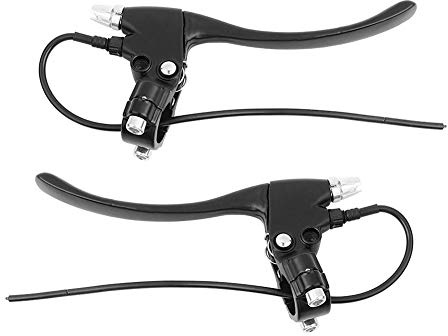 Qqmora Leva del Freno per Bicicletta elettrica, Manubrio del Freno Aspetto Elegante per sostituire Gli Accessori Design ergonomico per Biciclette elettriche per Ciclisti(Nero)