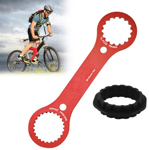 Suevut BB-Schraubenschlüssel, Fahrrad Innenlager Schraubenschlüssel, Tretlager Entferner, Mountainbike Repair Tool, Geeignet für DUB/TL-FC32 / TL-FC25 / TL-FC24, Geeignet für Fahrradreparaturen