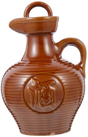 LABRIMP Carafe à Vin Céramique Avec Poignée Portable Pot Traditionnel Pour Maison Et Restaurant Pichet à Vin Et Design Élégant