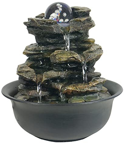 Heart Of Nature Fountain Beautifully Crafted With LED Lights