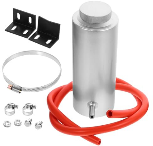BUGUUYO Serbatoio Lavavetri in Alluminio Per Radiatore Auto Serbatoio Di Troppo Pieno Per Refrigerante 800 Ml Aspetto Elegante