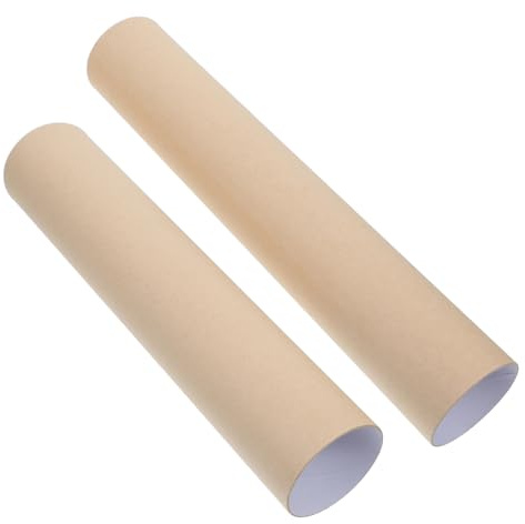 Didiseaon Tubo Estensibile per Poster in Carta Kraft Portascroll per Dipinti e Calligrafie Contenitore Regolabile con Interno Custodia Versatile per Documenti Mappe e Opere d Arte