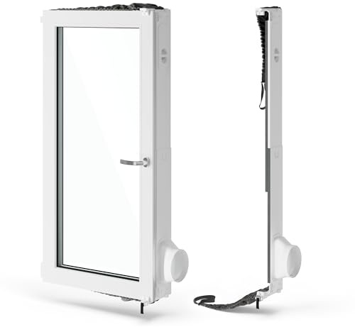 Electrolux EWKIT5 – Kit Finestra per Condizionatori Portatili, Finestre a Scorrimento Laterale, Compatibile con Tubo Diametro 15 cm, Installazione Senza Utensili, Isolamento Ottimizzato