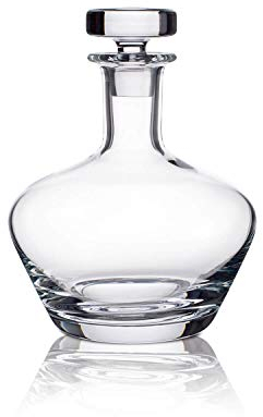 Villeroy und Boch - Scotch Whisky Whiskykaraffe No. 3, Kristallglas Dekanter mit Glasstopfen zum Servieren und Aufbewahren von Branntweinen, 1000 ml