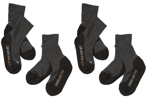 Camano Jungen 3721-05 Socken, Schwarz (Black + Anthracite 05 ), 31-34 EU