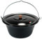 GRILLPLANET ungarischer Gulaschkessel 10 Liter mit Deckel emailliert, Gulaschtopf Set