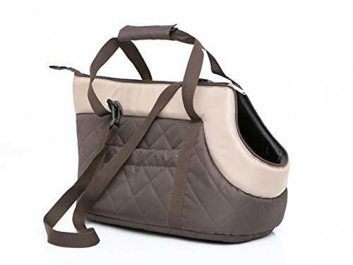 DOGGY Hobbydog R2TORBBS14 Hunde/Katzen Tragetasche, braun/beige