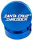 Santa Cruz Shredder | 2-teilige Gewürz Kräutermühle - Premium Herb Mill - 50mm ( 2 1/8) Medium - Aus eloxiertem Aluminum - blau