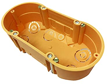 Scatola da incasso - Scatola per meccanismi elettrici rettangolare universale - Speciale per cartongesso doppio)