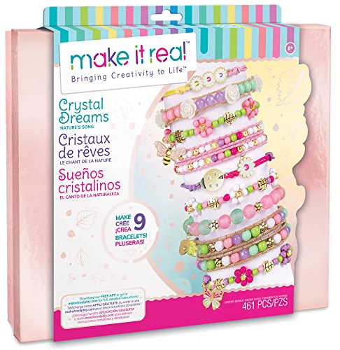 Make It Real 1724 Jewellery Making Sets for Children, Multi-Coloured