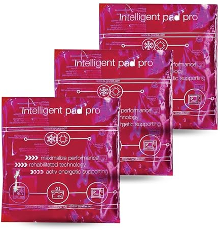 Premium Kühlpads - MADE IN GERMANY - Kühlakkus Gel blau, 16x16 cm- Kühl & Kaltkompresse - Wärmekissen & Kühlpacks - Kühlkissen - für Weisheitszahn, Schmerzen & Fieber (3x Pink Stück)