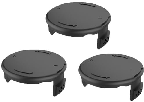 Qingriver 3 Pezzi Cappucci a Rocchetto di Ricambio per Decespugliatore Bosch Art 23 SL Art 26 SL, Copertura Bobina F016F04557 per Rasaerba