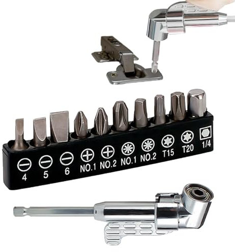 Taladro de ángulo recto, taladro inalámbrico, taladro inalámbrico, juego de destornilladores de taladro de ángulo recto de 105°, accesorios de taladro, herramientas eléctricas, juego de brocas