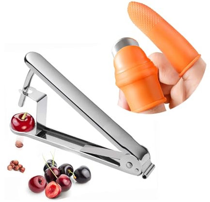 1 pezzo di Snocciolatore di Ciliegia, 1 Gardening Thumb Knife, Attrezzi Giardinaggio per Orto e Giardino