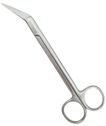 Luminesce Long-Handled Toenail Scissors for Seniors 45° Angled Stainless Steel Toenail Scissors with Extra Long Reach, Ergonomic Grip, Precision Nail Trimming for Elderly, Arthritis & Caregivers