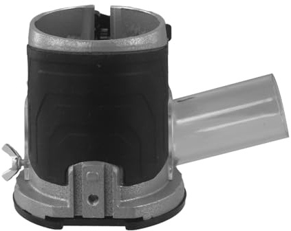 NINMORTH Base de aluminio para fresado de carpintería, fresado y tallado - Carcasa de 72 mm, abrazadera de 65 mm, mango antideslizante
