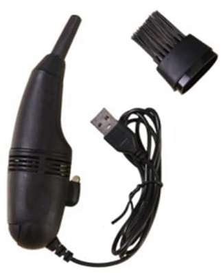 LA BAIESO Aspirateur D'Ordinateur, Aspirateur de Clavier, Mini Aspirateur USB, Aspirateur de Machine à Coudre, Noir
