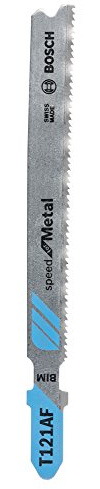 Bosch 25x Stichsägeblatt T 121 AF Speed for Metal (für Stahlbleche, Professional Zubehör Stichsäge)