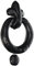 Bulk Hardware BH05811 Battente e Tirante ad Anello per Portone, Nero