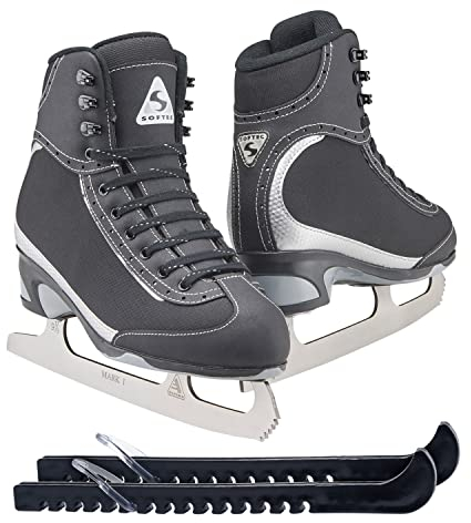 Jackson Ultima Softec Vista Women's/Girls Figure Ice Skates - Womens Size 5.0 Bundle with Guardog Skate Guards