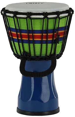 GEWA Liberty Djembé Rope Tuned - Storlek (diameter): 17,8 cm (7), höjd: 31,5 cm (12,5) - Antal Rope Runners: 14 - Blå