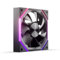AsiaHorse Nyota Ventola per PC RGB da 120 mm, 1 pezzi [HDB] 2000 RPM/61.5 CFM/2,16 MMH2O ARGB Ventola 5 V3 PIN ARGB e 12 V4 PIN PWM, durata 50,000 ore