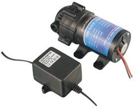 Depuragua - Bomba de Presión Osmosis Inversa | Adaptable a RO Domésticas | Mejora Rendimiento Osmosis | Evita Rechazo de Agua | Filtros Osmosis 5 Etapas, Negro, Acero Inoxidable