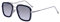 Outray Retro Iron Man Sunglasses Tony Stark Glasses Square Eyewear Metal Frame for Men Women (Black Frame Light Grey Lens)