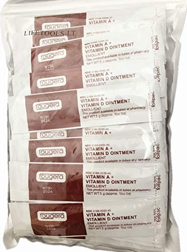 50PCS VITAMIN A&D Tattoo Microblading Aftercare Gel, Moisturizer Repair Cream, Promote Skin Renewal, for Permanent Eyebrow Lip Makeup, Beauty Skin Care; HL50