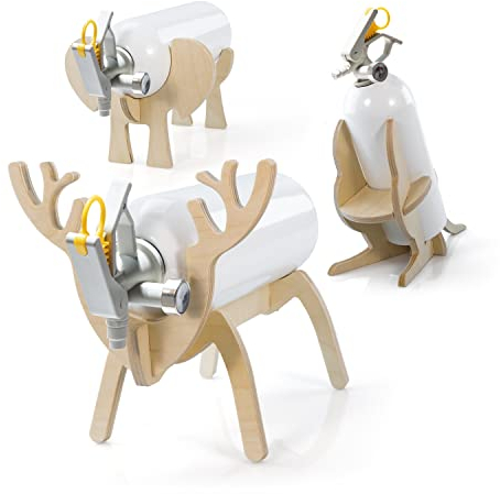 EXTINGUA Estintore Casa Omologato ABF 1 kg Estintore Schiuma Presa Antipanico Regalo Uomo Donna per Uso Domestico, Cucina, Auto, Barca, Mini Estintore per Interni, 1 pz