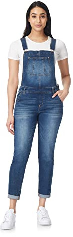 WallFlower Women's Overalls Juniors (Standard and Plus), Summer, Medium