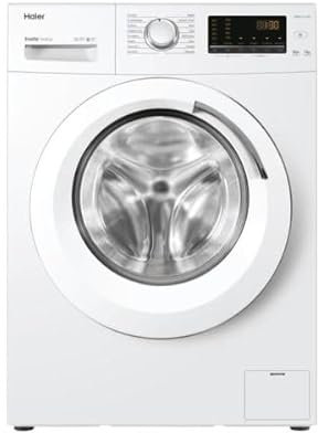 HAIER Lave-linge hublot HW80-B1239N-FR - 8 kg - Direct motion - 1200 trs/min - Vapeur - Classe A - Traitement anti-bactérien