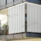Tenda da sole colore Grigio Bianca 145x250 cm ombreggiante casa ufficio con kit ganci anelli tessuto resistente antistrappo da esterno veranda balcone porta finestra giardino gazebo lavabile (9)