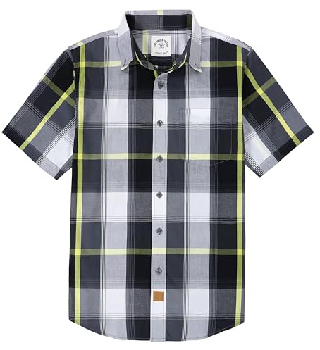 Dubinik® kortärmade Button Down-skjortor för män, sommar, vintage, kortärmad, button down, män, lätta vardagliga skjortor för män