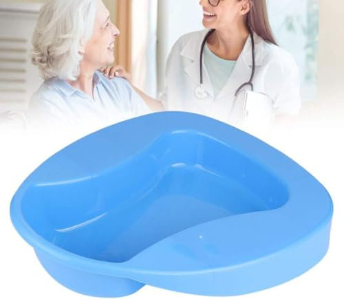 GEDRACKPMYN Padella, Padella Resistente per Anziani Donne Incinte Bambini Pazienti Legati al Letto, Comoda Padella Riutilizzabile per la Camera da Letto di Casa