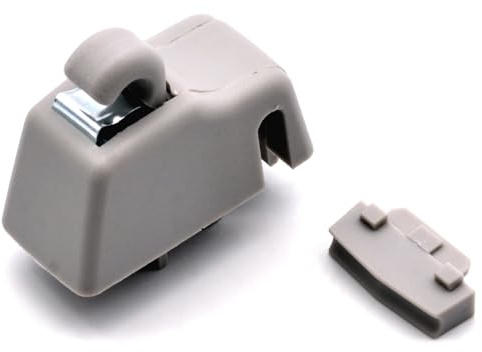 HAOTOM Enganches para viseras parasol Parasol Clip Gancho Soporte Sujetador Soporte Gris Para VW Touareg 2011-2018 Para Q7 2007-2015 Para Porsche Cayenne 2011-2018 4L0859562