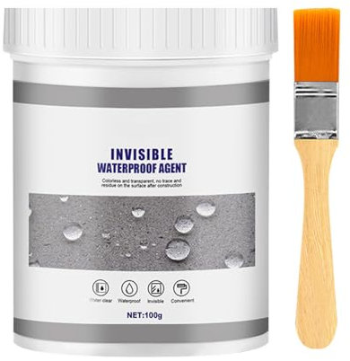 Invisible Waterproof Sealant, 2025 Upgraded Anti-Leaking Clear Insulation Sealant Super Strong Anti-Leakage Agent, Invisible Waterproof Agent for Bathroom, Kitchen, Garden, Roofs & Walls (100g, 1)