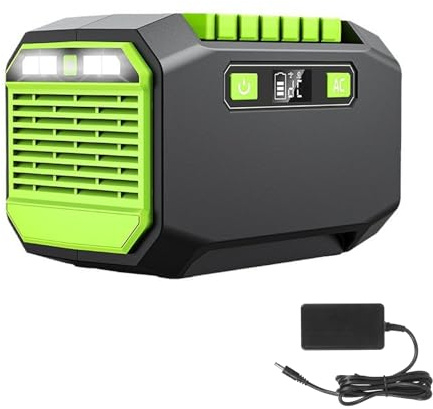 Shkalacar Stazione Elettrica Portatile, 200W 173Wh Generatore con Luci a LED per Casa, Backup di Emergenza, Campeggio in Viaggio su Strada (Plug)