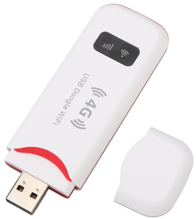 Acouto 4G LTE USB Modem Mobile Hotspot Portable Travel 4G Router 150Mbps con Ranura de Tarjeta SIM para Europa Asia Oceanía África USB con Módem Este Fácil ModemusB ModemusB Modem4g