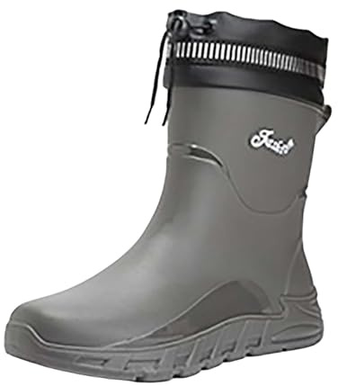 1969 Chaussures de pluie décontractées pour homme Chaussures courtes sur l'eau cheville Chaussures d'extérieur Chaussures décontractées pour homme Chaussures de ski pour homme 49