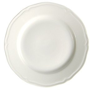 H&H Assiette à Pain, Porcelaine, 17 cm, Blanc
