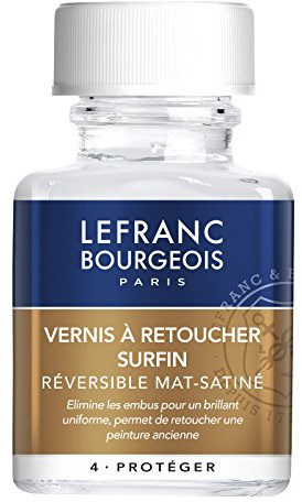 Lefranc Bourgeois Additif - Vernis Satiné à Retoucher Surfin Flacon 75ml
