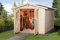 weka Gartenhaus 316 Gr.3, natur, 19 mm, DT
