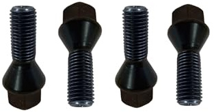DASPARTS 36136781151 Wheel Lug Bolt Stud M14 x1.25 Overal Length 47mm for BMW F30 F35 F10 F25 X3 E70 X5 (Pack of 4)