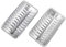 RAHYMA 2 Piece/Set Almond Cake Pan Scandinavian Pan, Rehrucken/Almond Cake Loaf Pan Set, Loaf Bread Cake Pan Mould, Anodized Aluminum, Silver, Cake Mold/20