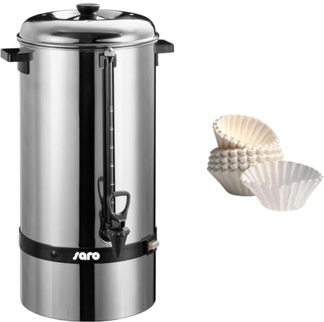 Saro Kaffeemaschine SAROMICA 6015 + Kaffeefilterpapierset gebrauchsfertig