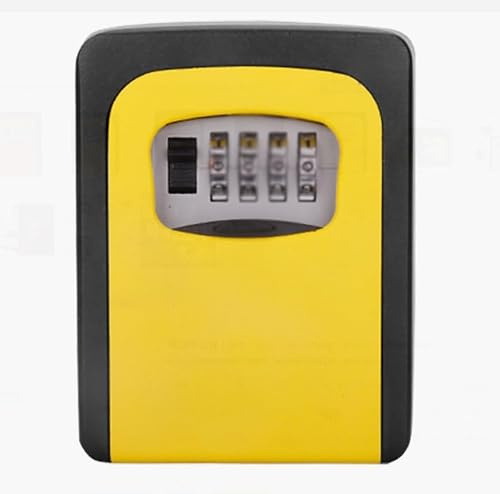 Luminexia Caja de Seguridad para Llaves,Caja Fuerte para Llaves Combinada de 4 dígitos,Caja de Almacenamiento de Llaves Montada en la Pared,Adecuado para alquileres o residencias privadas
