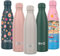 SHO Edelstahl-Wasserflasche – auslaufsicher, BPA-frei, kein Schweiß, vakuumisolierte doppelwandige Metallflasche – Original 2,0–12 Stunden heiß, 24 Stunden kalt (500 ml, weiches Taupe)